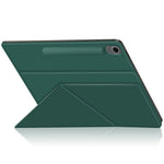 For Samsung Galaxy Tab S10 FE+ Case Origami Stand PU Leather Magnetic Tablet Cover