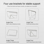 For Samsung Galaxy Tab S10 FE+ Case Origami Stand PU Leather Magnetic Tablet Cover