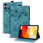 For Xiaomi Redmi Pad 2 11 Case Flip Stand Leather Phone Cover Cherry Blossom Cat Imprinted
