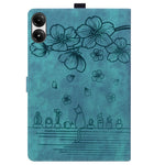 For Xiaomi Redmi Pad 2 11 Case Flip Stand Leather Phone Cover Cherry Blossom Cat Imprinted