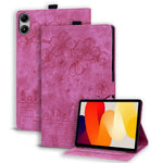 For Xiaomi Redmi Pad 2 11 Case Flip Stand Leather Phone Cover Cherry Blossom Cat Imprinted