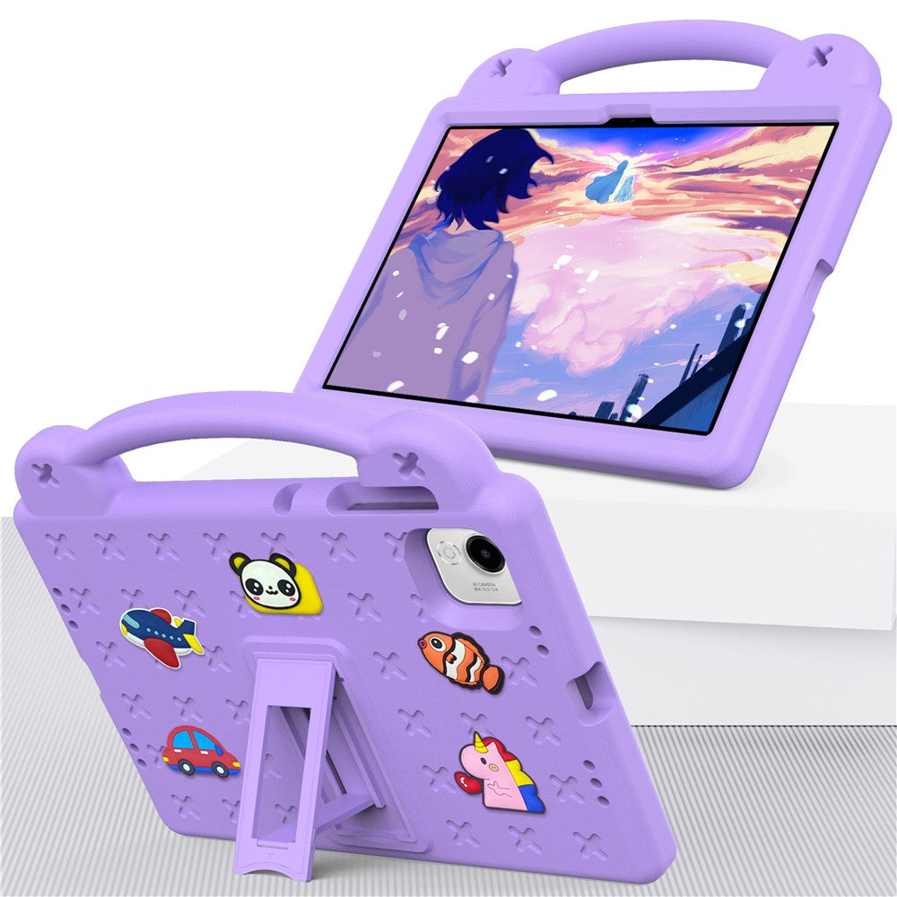 For Honor Pad X9a Case Kids Cartoon Patterns Hand Grip Kickstand Tablet EVA Cover