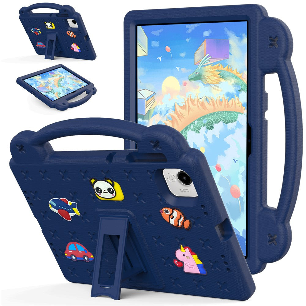 For Honor Pad X9a Case Kids Cartoon Patterns Hand Grip Kickstand Tablet EVA Cover