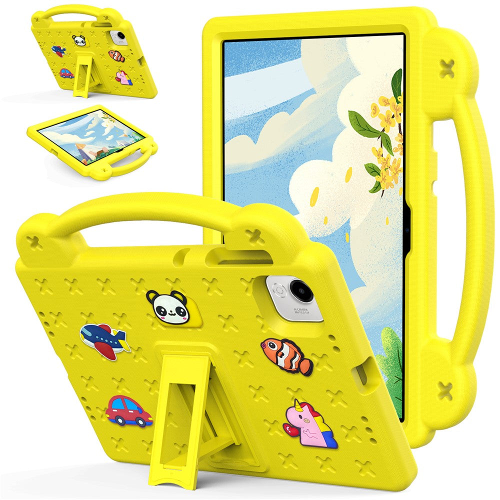 For Honor Pad X9a Case Kids Cartoon Patterns Hand Grip Kickstand Tablet EVA Cover
