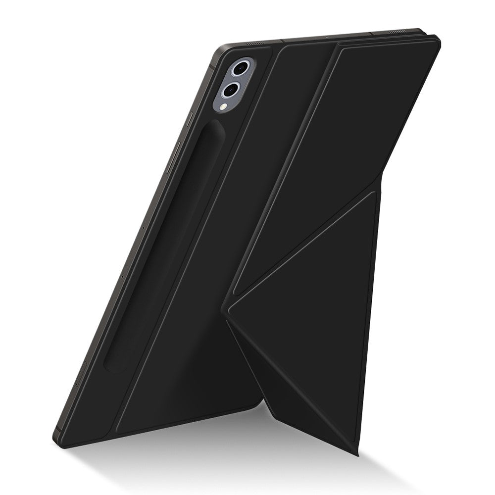 Til Samsung Galaxy Tab S10+ Cover Origami Stand PU Læder Magnetisk Tablet Cover