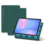 For Samsung Galaxy Tab S10 FE Case Origami Stand PU Leather Magnetic Tablet Cover