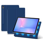 For Samsung Galaxy Tab S10 FE Case Origami Stand PU Leather Magnetic Tablet Cover