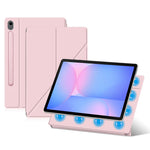 For Samsung Galaxy Tab S10 FE Case Origami Stand PU Leather Magnetic Tablet Cover