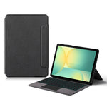 Til Samsung Galaxy Tab S10 FE læderetui + touchpad Bluetooth-kompatibelt tastatur med baggrundsbelysning