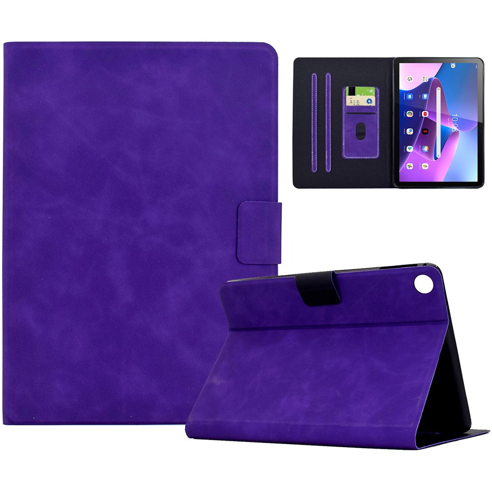 For Lenovo Tab M10 (Gen 3) Case PU Leather Tablet Cover with Card Slots