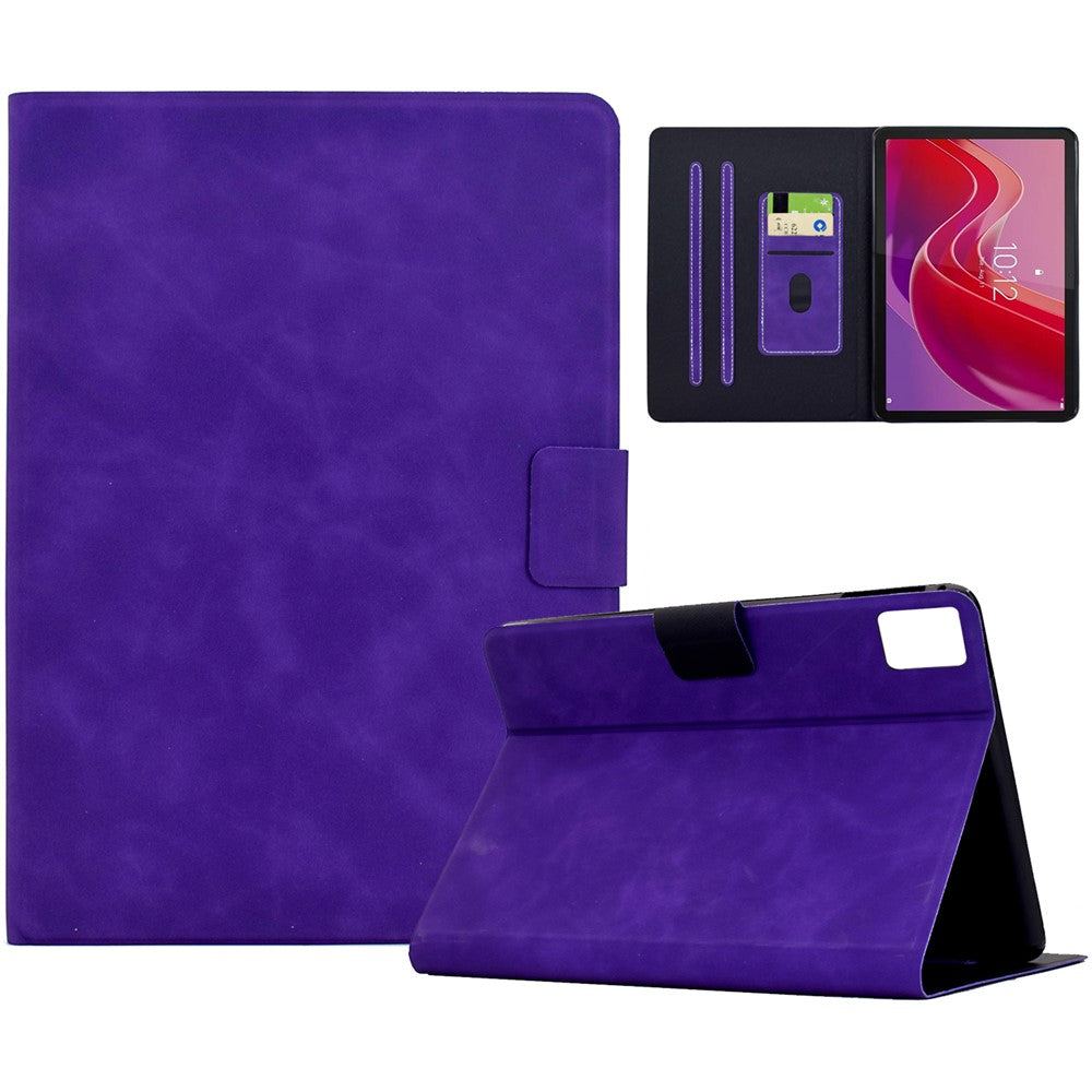 For Lenovo Tab M11 / Xiaoxin Pad 11 2024 Case PU Leather Tablet Cover with Card Slots