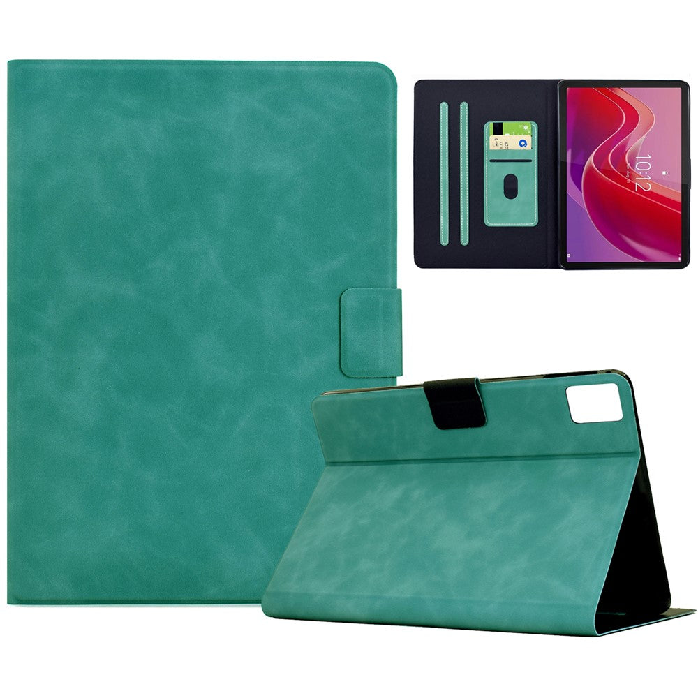 For Lenovo Tab M11 / Xiaoxin Pad 11 2024 Case PU Leather Tablet Cover with Card Slots