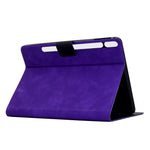 Til Samsung Galaxy Tab S9 / Tab S9 FE etui i PU-læder tabletcover med kortpladser