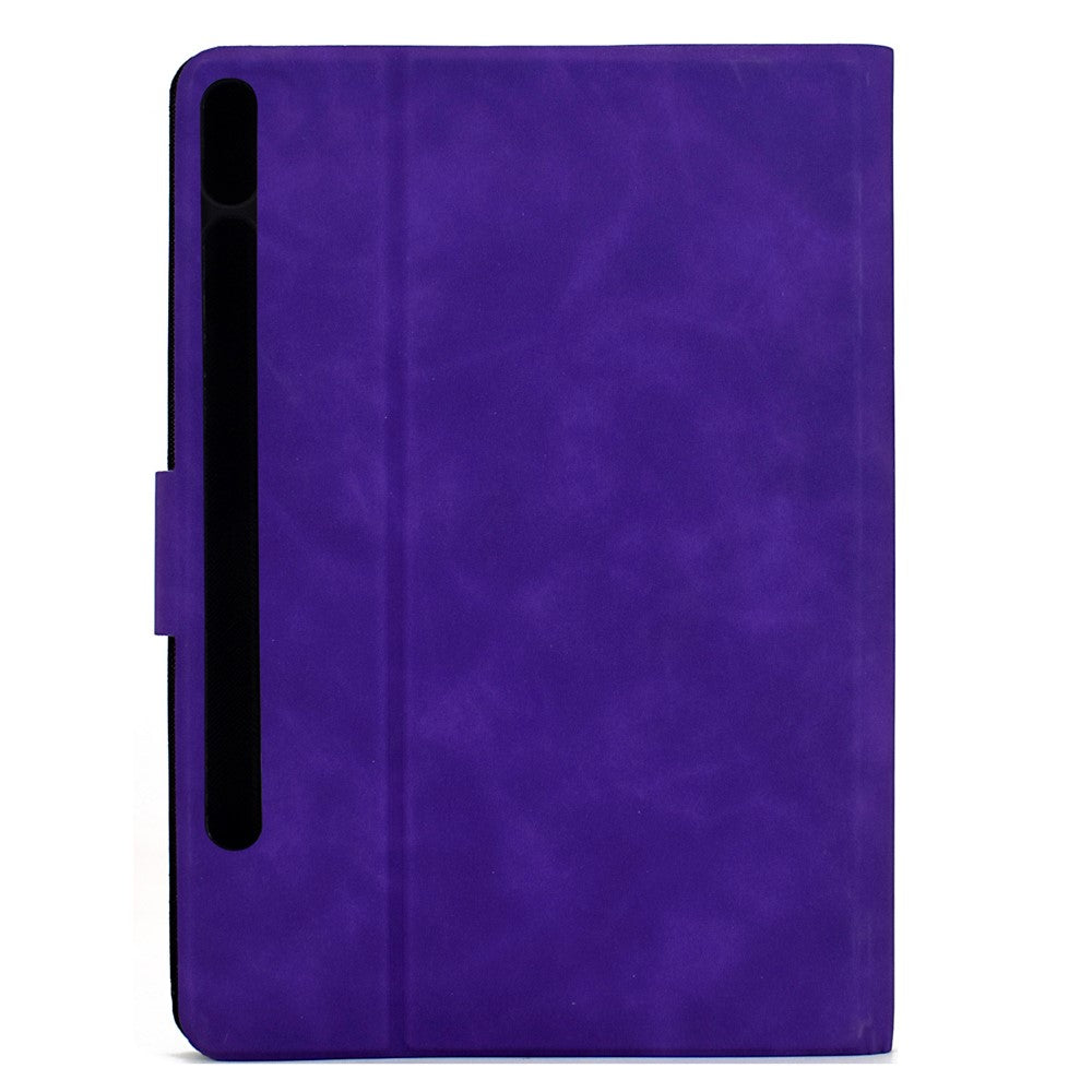 Til Samsung Galaxy Tab S9 / Tab S9 FE etui i PU-læder tabletcover med kortpladser