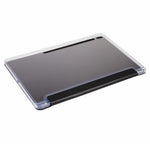 For Samsung Galaxy Tab S10 FE+ Case PU Leather Origami Stand Clear Tablet Cover