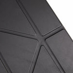 For Samsung Galaxy Tab S10 FE+ Case PU Leather Origami Stand Clear Tablet Cover