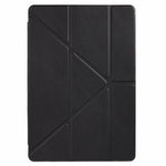 For Samsung Galaxy Tab S10 FE+ Case PU Leather Origami Stand Clear Tablet Cover