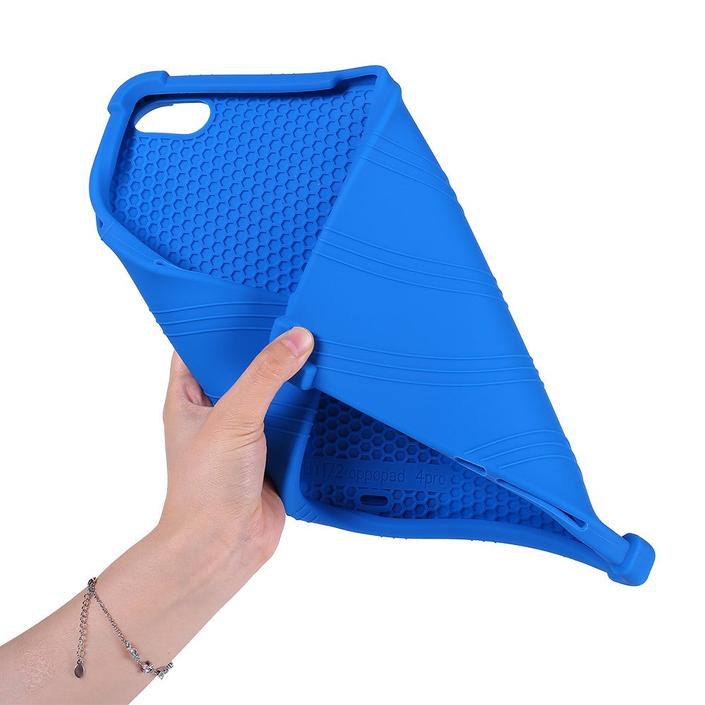For Oppo Pad 4 Pro / OnePlus Pad 2 Pro Silicone Case with Kickstand Rugged Protective Cover