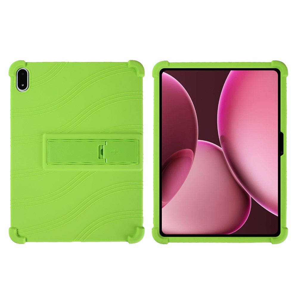 For Oppo Pad 4 Pro / OnePlus Pad 2 Pro Silicone Case with Kickstand Rugged Protective Cover