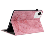 For Honor Pad X9a Case Card Holder Anti-Scratch Leather Cover Rose Flower Imprint