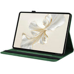 Til Honor Pad X9a Etui Sommerfugl Blomst Tryk PU Læder Tablet Cover med Kortlommer