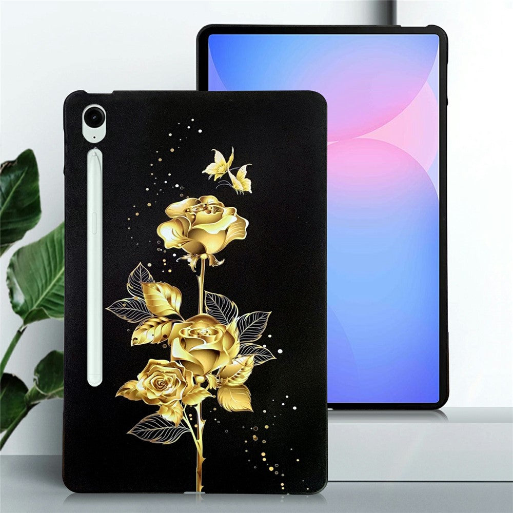 Til Samsung Galaxy Tab S10 FE+ TPU Cover Mønstertryk Slim Tablet Beskyttelsescover