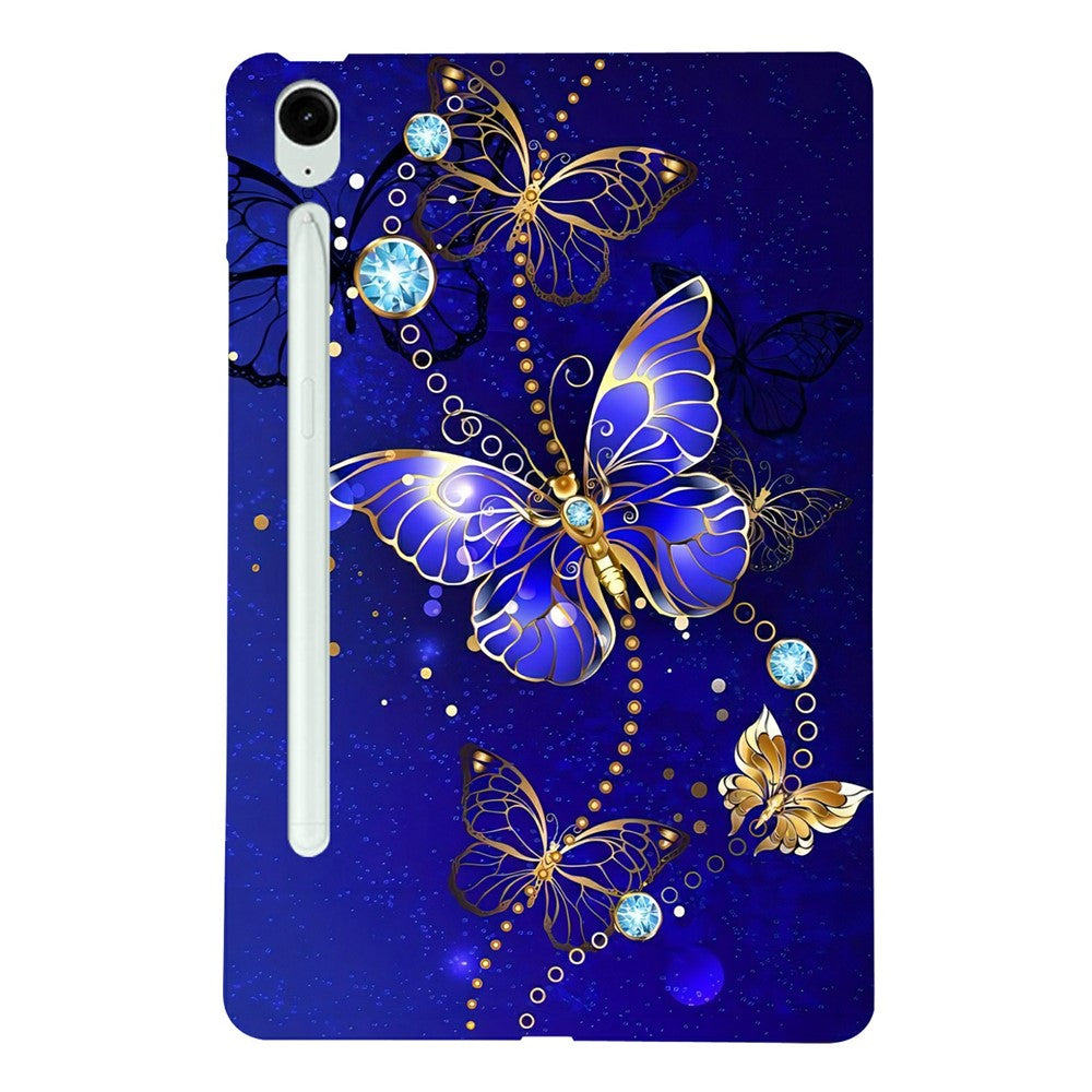 Til Samsung Galaxy Tab S10 FE+ TPU Cover Mønstertryk Slim Tablet Beskyttelsescover