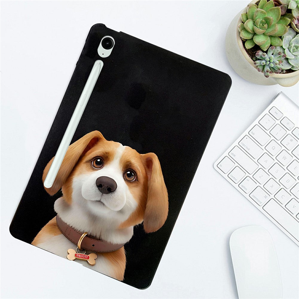 Til Samsung Galaxy Tab S10 FE+ Cover med Mønsterprint Slankt TPU Tablet Beskyttelsescover