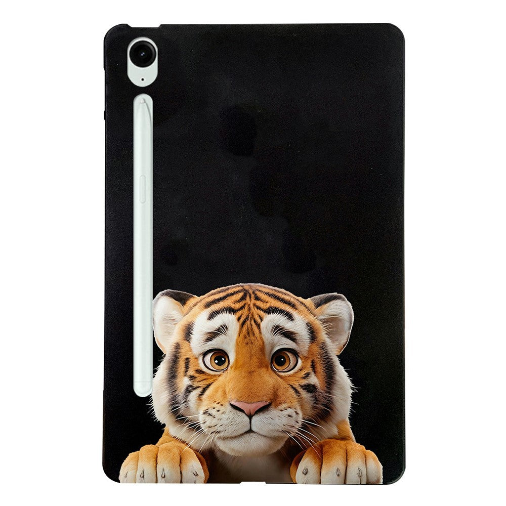 Til Samsung Galaxy Tab S10 FE+ Cover med Mønsterprint Slankt TPU Tablet Beskyttelsescover