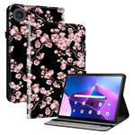 Läderfodral för Lenovo Tab TB311FU med mönster och stativ, surfplatta och kortplatser