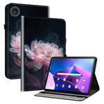 Läderfodral för Lenovo Tab TB311FU med mönster och stativ, surfplatta och kortplatser