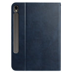 Stand Case for Samsung Galaxy Tab S10 FE / S9 / S9 FE Auto Wake / Sleep PU Leather Tablet Cover with Wallet / Hand Strap