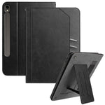 Stand Case for Samsung Galaxy Tab S10 FE / S9 / S9 FE Auto Wake / Sleep PU Leather Tablet Cover with Wallet / Hand Strap