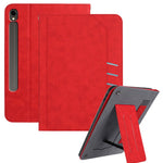 Stand Case for Samsung Galaxy Tab S10 FE / S9 / S9 FE Auto Wake / Sleep PU Leather Tablet Cover with Wallet / Hand Strap