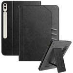 Stativetui til Samsung Galaxy Tab S10+ / S9+ / S9 FE+ Auto Wake / Sleep PU-læder Tabletcover med Pung / Håndrem