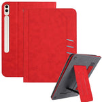 Stativetui til Samsung Galaxy Tab S10+ / S9+ / S9 FE+ Auto Wake / Sleep PU-læder Tabletcover med Pung / Håndrem