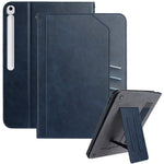 For Samsung Galaxy Tab S10 FE+ Stand Case Auto Wake / Sleep PU Leather Tablet Cover with Wallet / Hand Strap