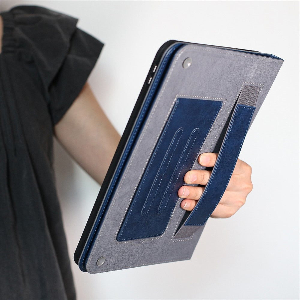 For Xiaomi Redmi Pad SE Stand Case Auto Wake / Sleep PU Leather Tablet Cover with Wallet / Hand Strap