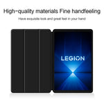 For Lenovo Legion Y700 (2025) Case PU Leather TPU Back Trifold Stand Tablet Cover