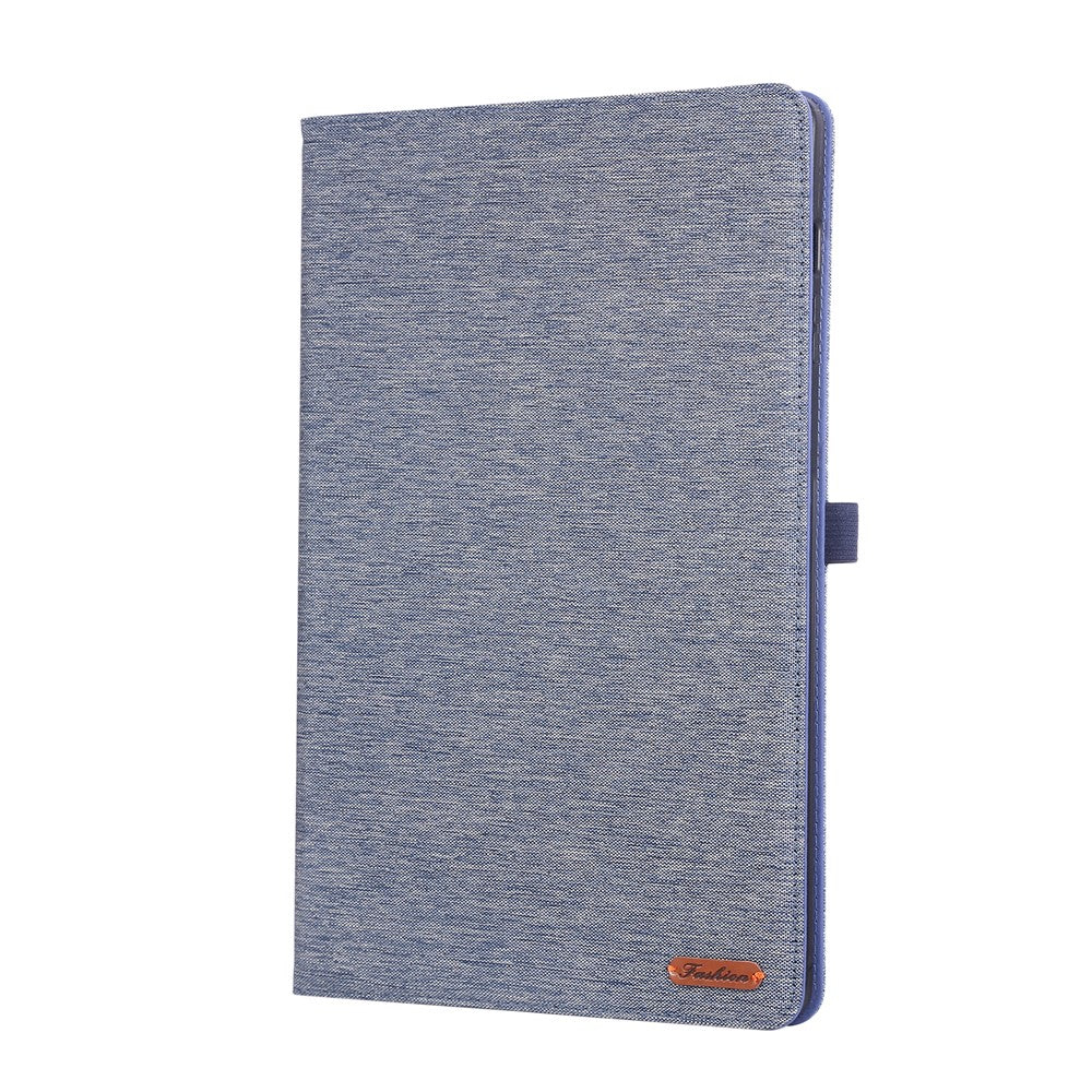 For Samsung Galaxy Tab S10 FE+ Leather Case Card Holder Cloth Texture Tablet Stand Cover