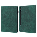 Tablet Case For Samsung Galaxy Tab S10+  /  S9 FE+  /  S9+  /  S8+  /  S7+  /  S7 FE Peacock Flower Pattern Card Holder Leather Cover