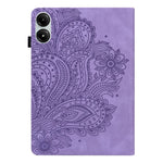 Tablet Case For Xiaomi Redmi Pad Pro 5G  /  Pad Pro  /  Poco Pad 4G Peacock Flower Pattern Card Holder Leather Cover