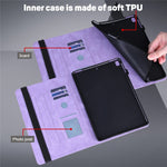 Tablet Case For Xiaomi Redmi Pad Pro 5G  /  Pad Pro  /  Poco Pad 4G Peacock Flower Pattern Card Holder Leather Cover