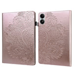 Tablet Case For Xiaomi Redmi Pad Pro 5G  /  Pad Pro  /  Poco Pad 4G Peacock Flower Pattern Card Holder Leather Cover
