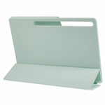 For Samsung Galaxy Tab S10 FE+ Case PC + PU Leather Origami Stand Magnetic Tablet Cover