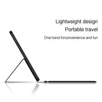 Til Samsung Galaxy Tab S10 FE+ læderetui + touchpad Bluetooth-kompatibelt tastatur (uden baggrundsbelysning)