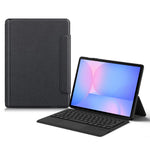 Til Samsung Galaxy Tab S10 FE+ læderetui + touchpad Bluetooth-kompatibelt tastatur (uden baggrundsbelysning)