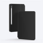 Til Samsung Galaxy Tab S10 FE / S10 Lite / S9 / S8 / S7 FE Flydende Magnetisk Bluetooth-kompatibelt Tastatur (Tysk) + Læder Tablet Etui