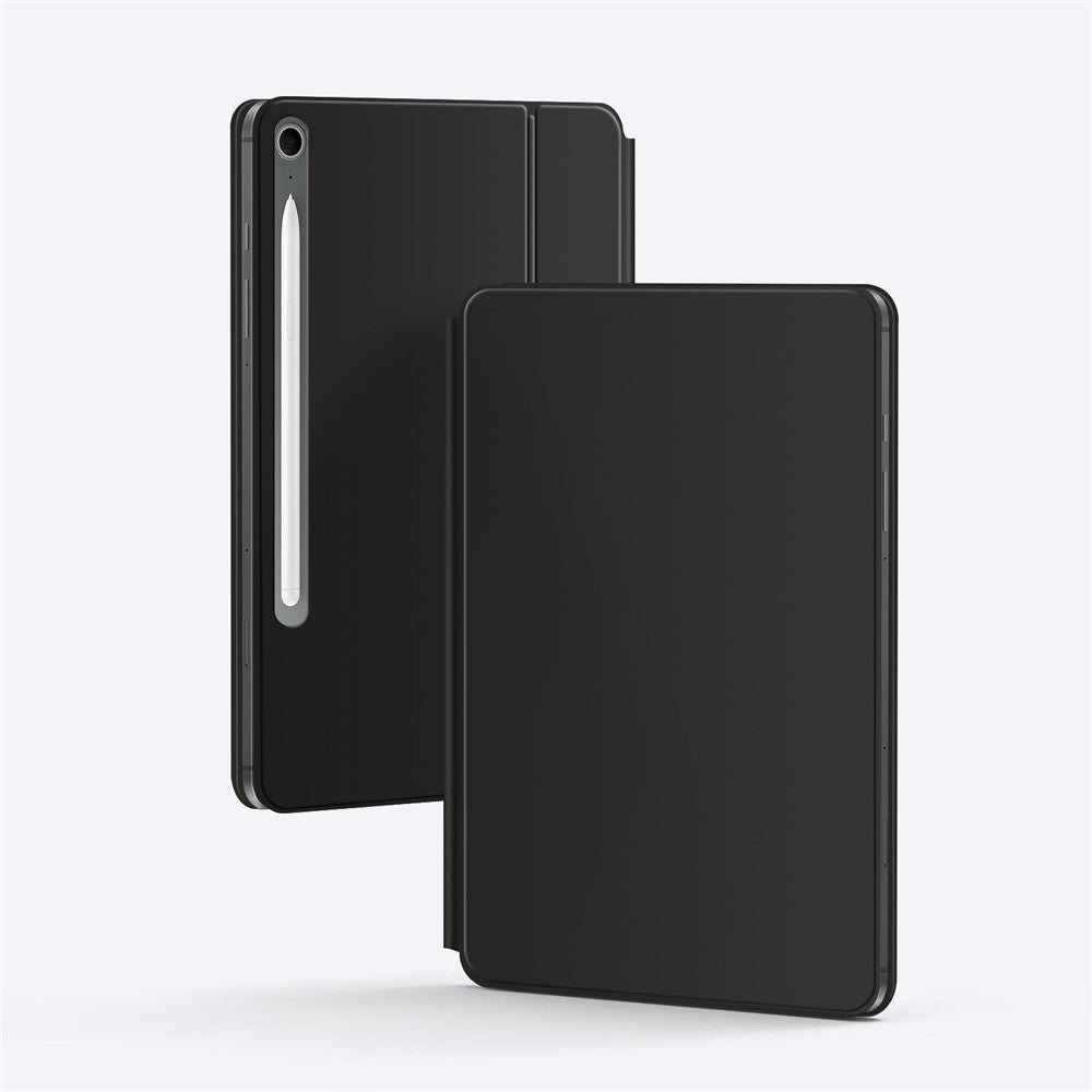 Til Samsung Galaxy Tab S10 FE / S10 Lite / S9 / S8 / S7 FE magnetisk svævende Bluetooth-kompatibelt tastatur (hebraisk) + lædertabletetui
