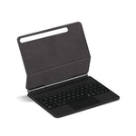 Til Samsung Galaxy Tab S10 FE / S10 Lite / S9 / S8 / S7 FE Magnetisk Flydende Bluetooth-kompatibelt Tastatur (Engelsk) + Tabletcover i Læder